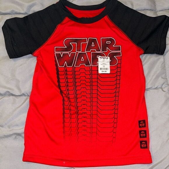Nwt Star Wars size 4 quick dry material shirt - Picture 1 of 2